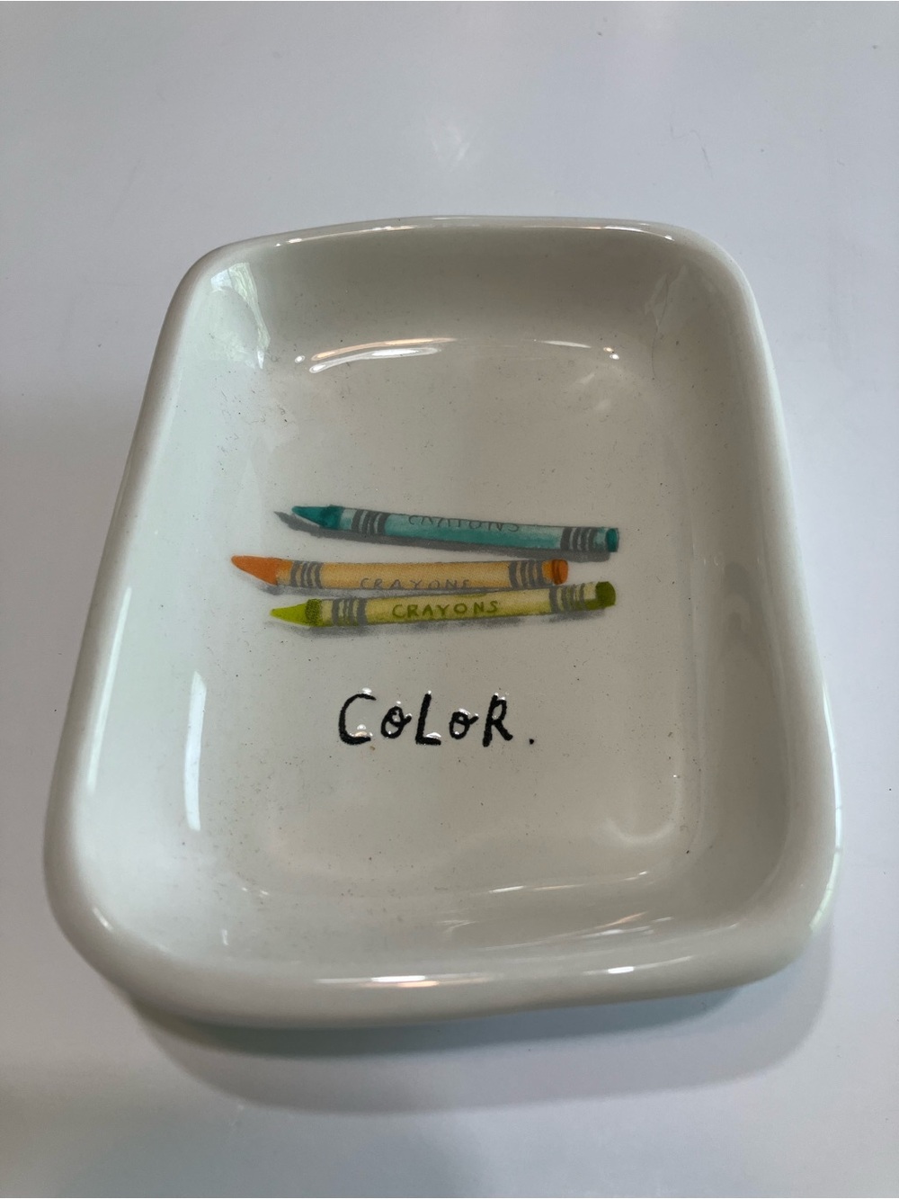 Rae Dunn Artisan Collection by Magenta Crayon Color Trinket Dish